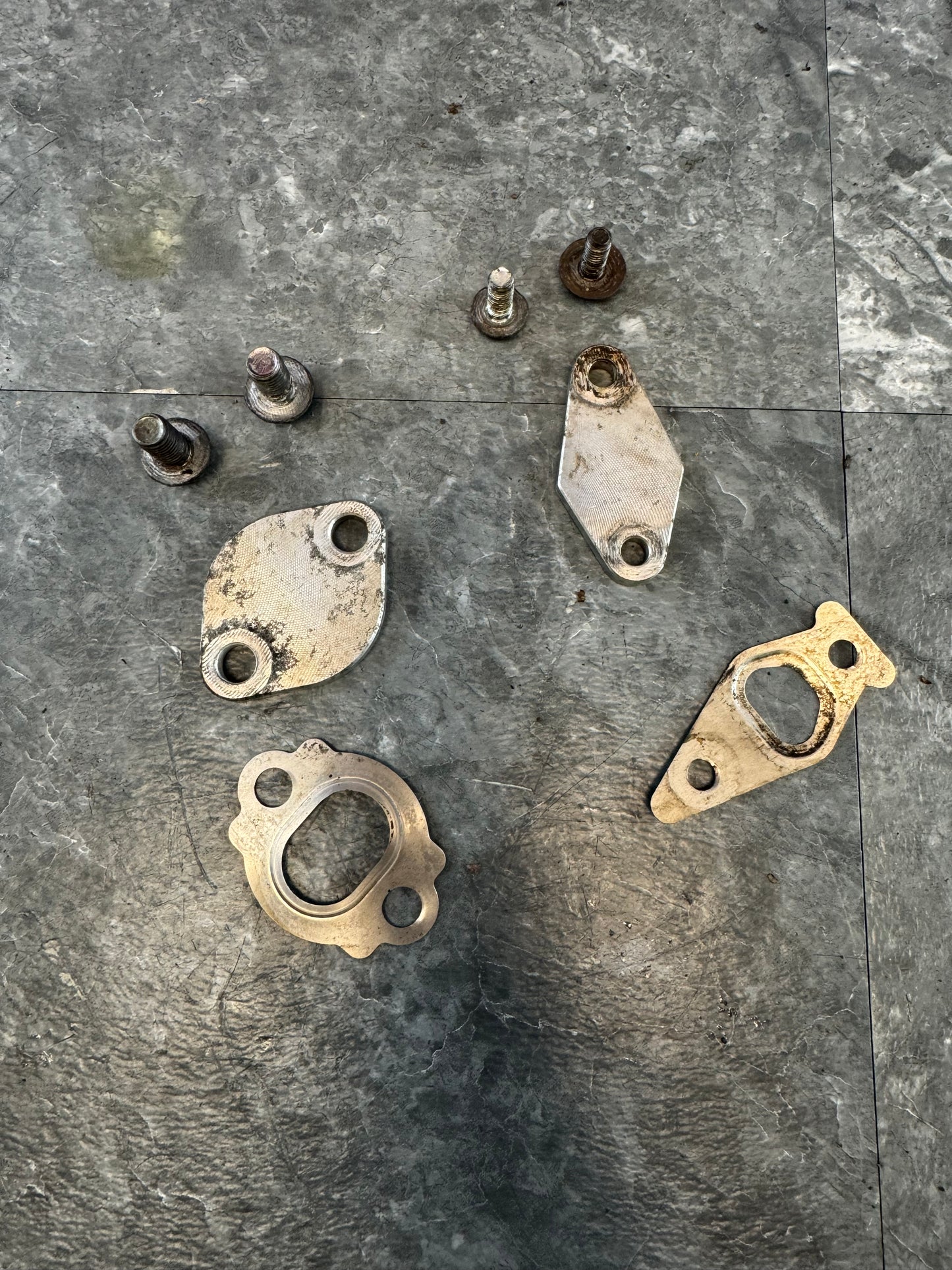Subaru EJ20 EJ25 Engine EGR Delete Plates Air Pump Deletes With Hardware