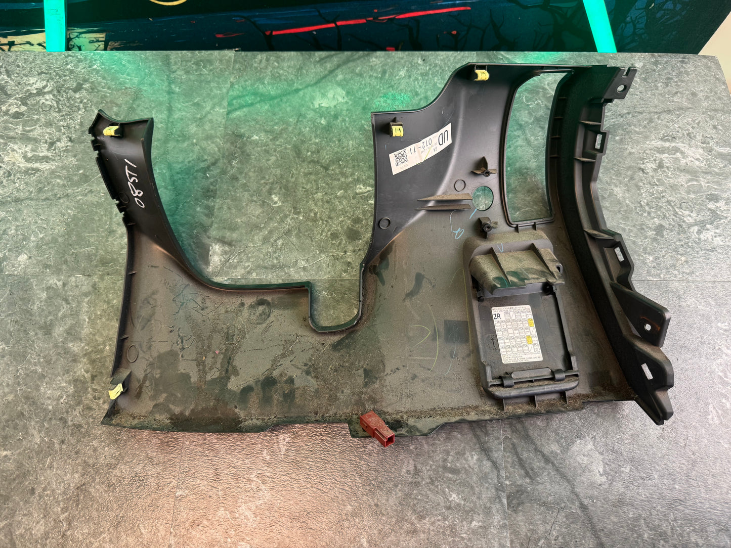 2008-2014 Subaru WRX STi OEM Driver Dash Kick Panel Trim Under Steering Column