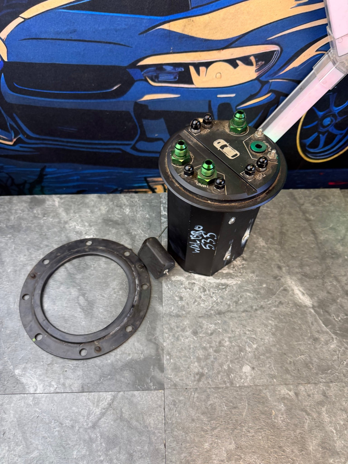 RADIUM engineering fuel pump hanger basket v1 2008 - 2015 Subaru STi w/ single hellcat 525 LPH pump