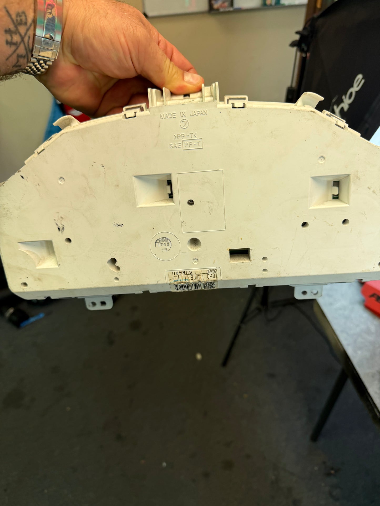 Subaru STi gauge cluster oem 2004 w/ HKS oil slick over lay DCCD 6 speed swap 84k miles