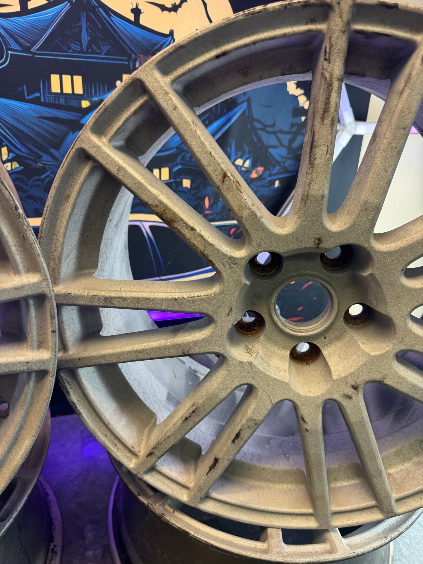 2012-2014 Subaru WRX STi OEM STi Enkei Wheels Rims No Tires Set Of 4