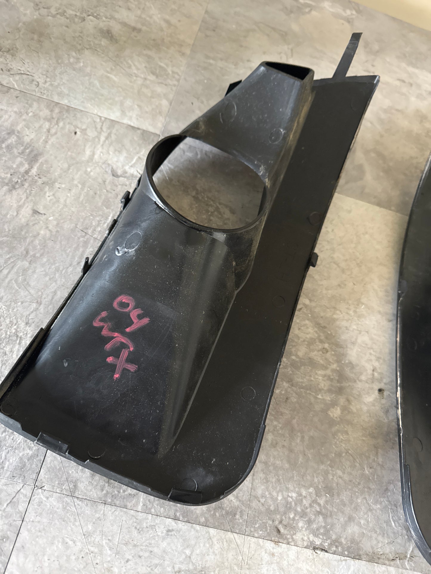 2004-2005 Subaru Impreza WRX STi Fog Light Bumper Bezel Black