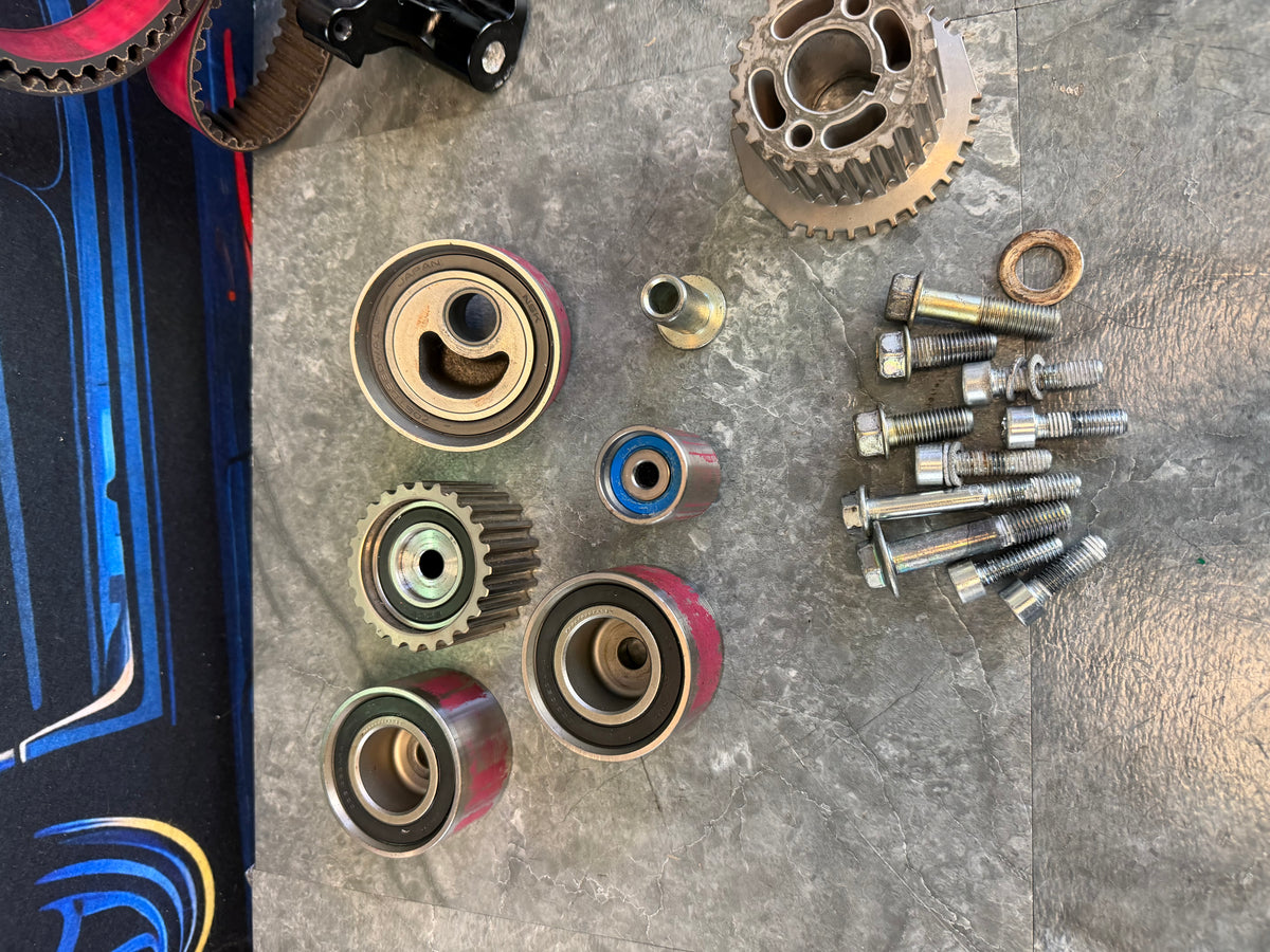 IAG timing kit Subaru STi & wrx w/ tensioner & red race belt