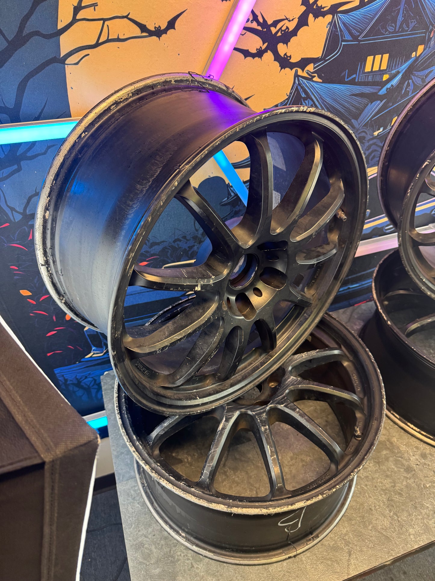 Work Emotion 11r Wheels Set Of 4 Need Refinished 18x8.5 +47 5x114.3