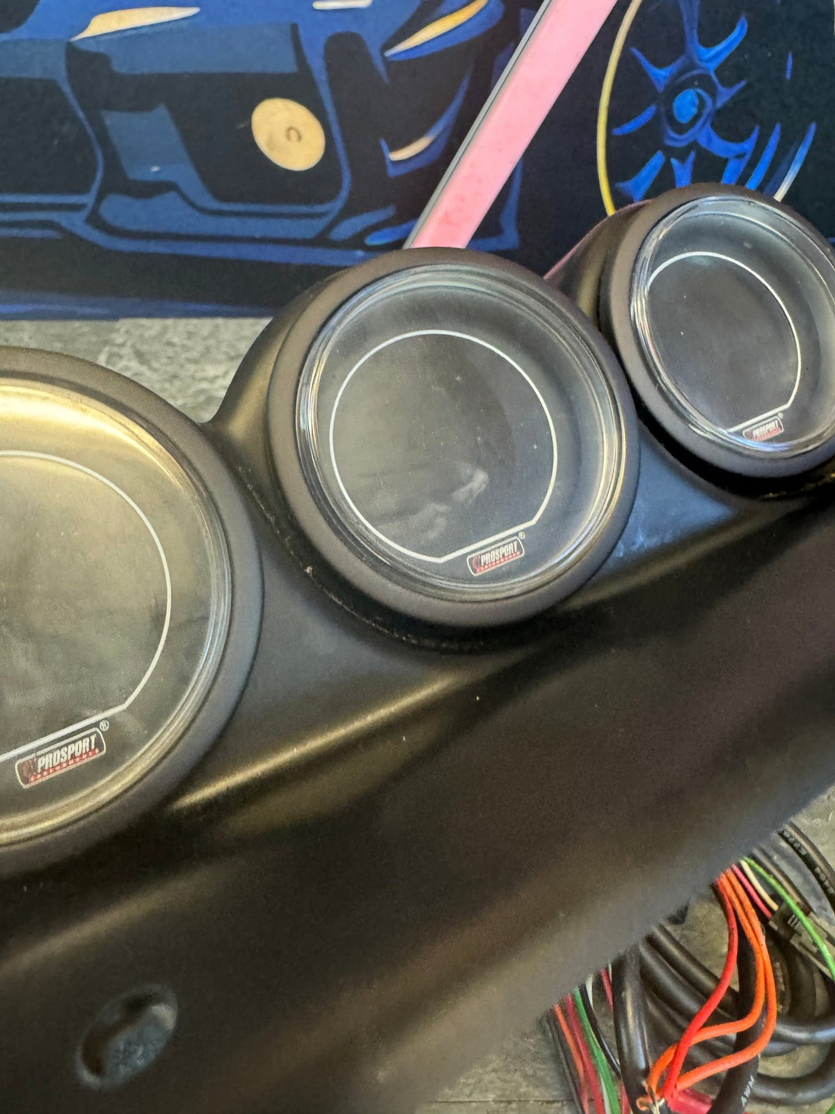 2002-2007 Subaru WRX STi ProSport Boost AFR Volt Gauge Combo Set With Gauge Pod