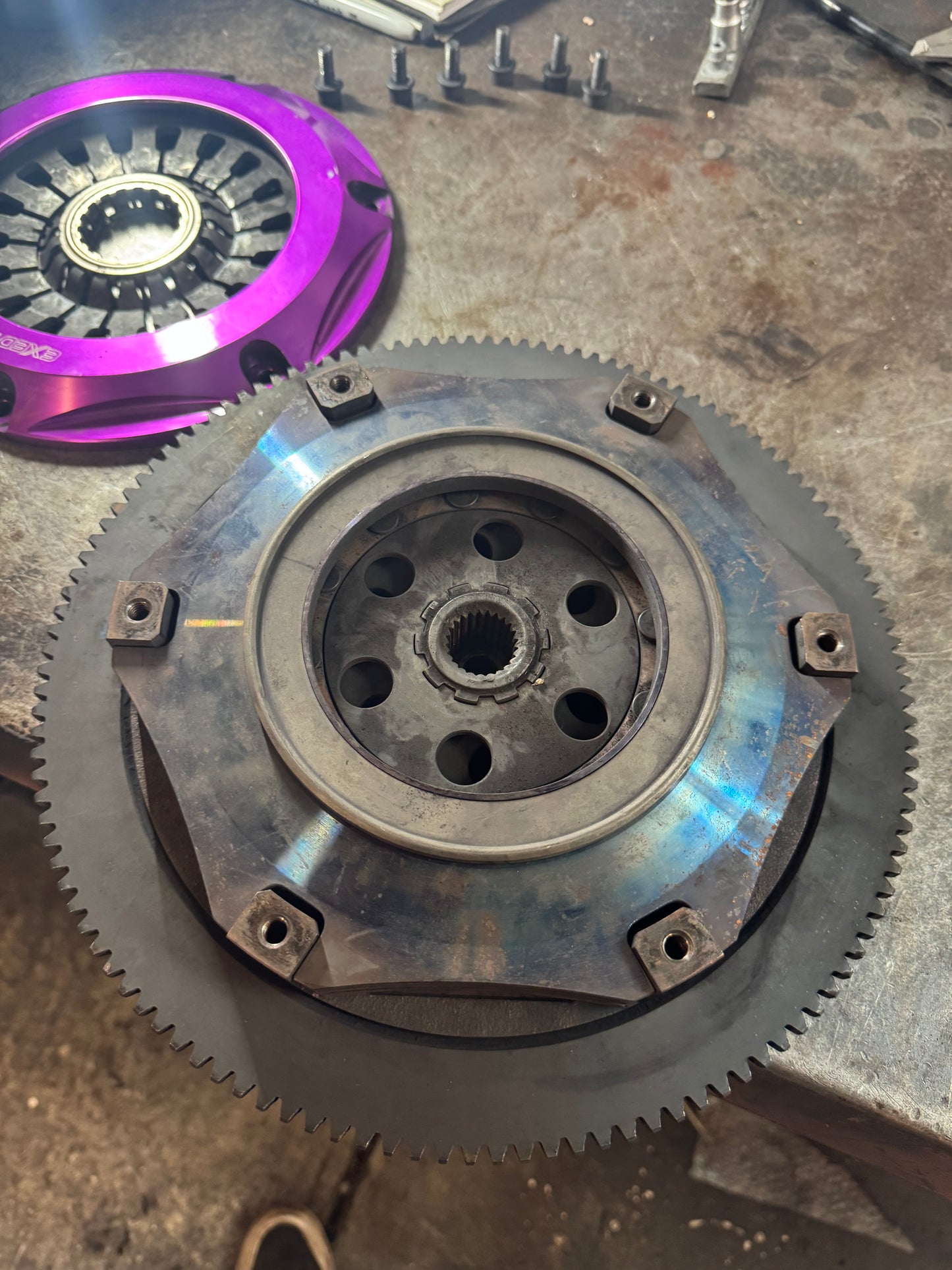 EXEDY triple disc clutch kit w/ flywheel 04-21 Subaru STi 6 speed 900 + TQ ( like IAG )