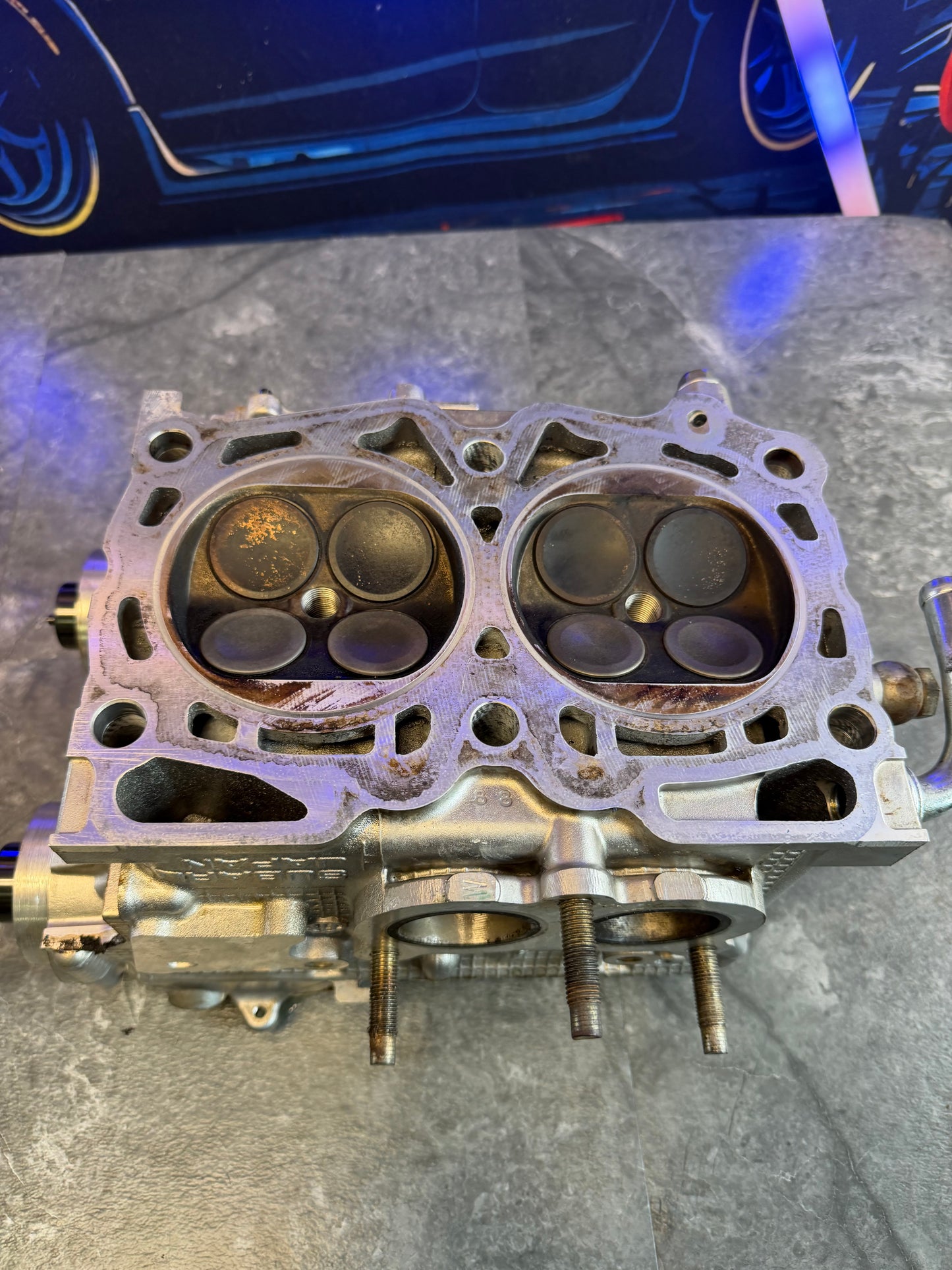 IAG “ race “ SAVCS cylinder heads Subaru STi & wrx GSC S2 cams, CNC port & polish + 1 MM valves , 14 MM drilled