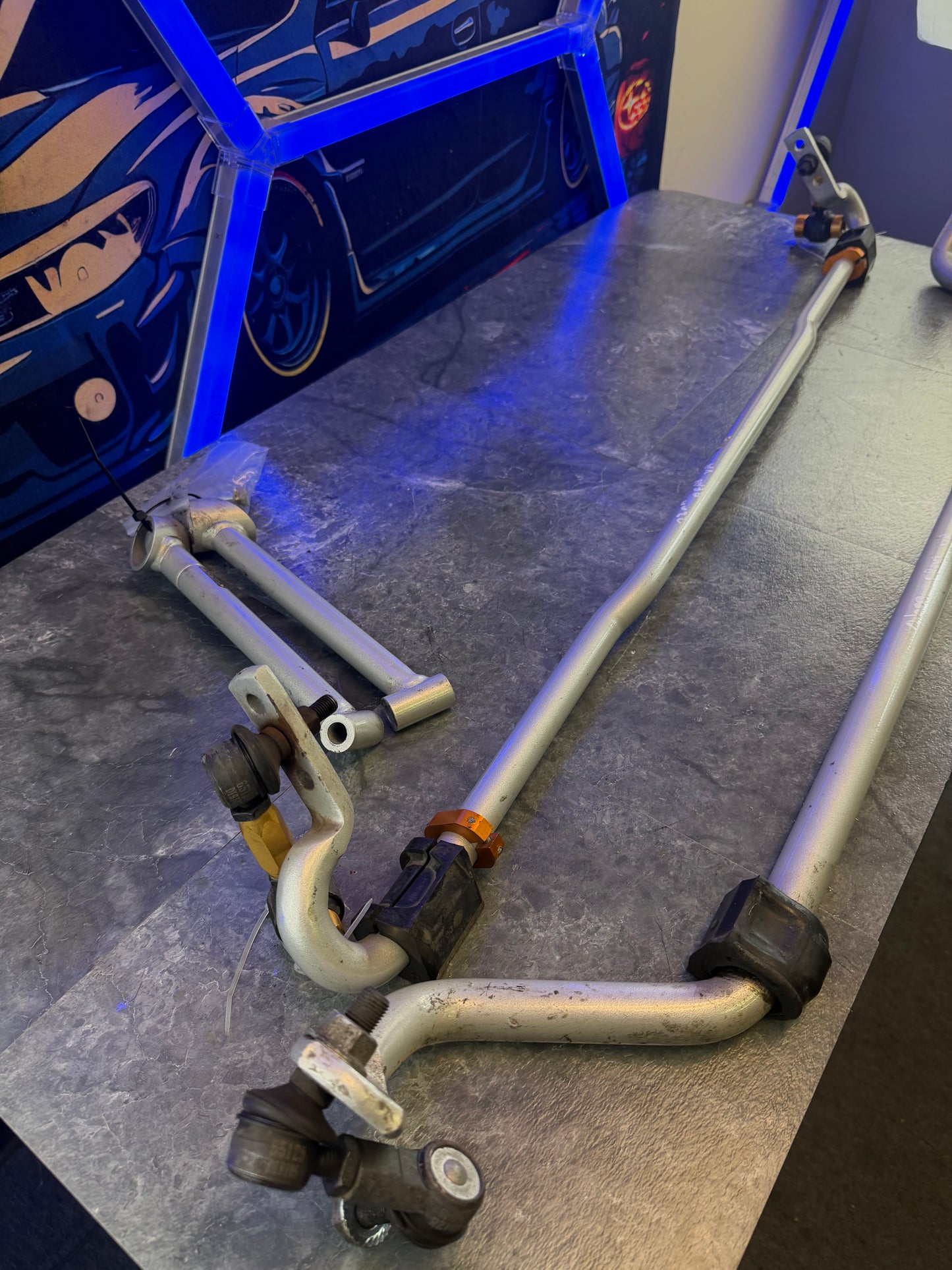 WHITELINE front and rear sway bars 2015 - 2021 STi 22 mm & 26 MM w/ end links NICE SHAPE
