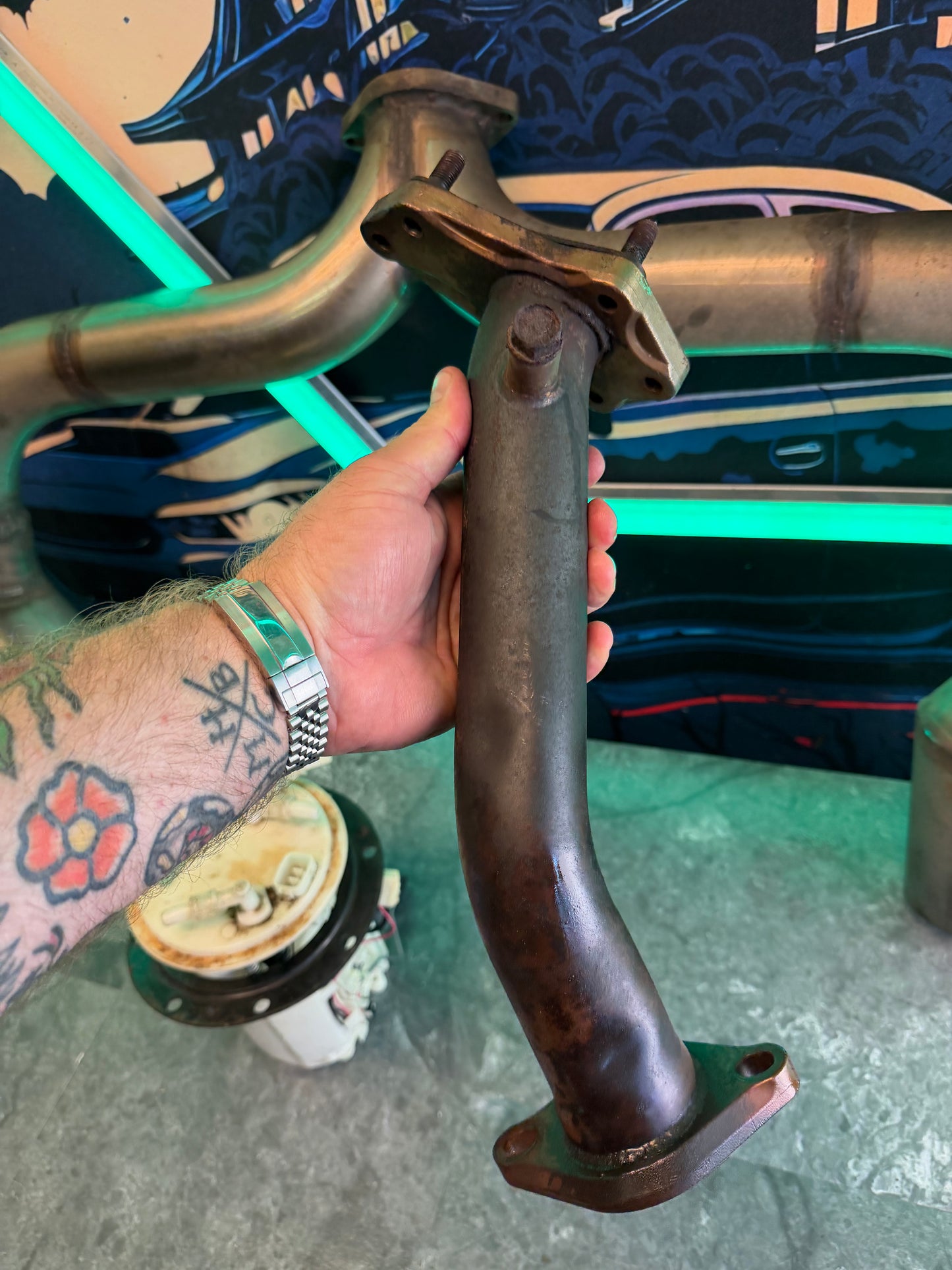 INVIDIA catless up pipe up-pipe SUBARU ej255 EJ205 EJ257 STi & wrx legacy gt forester xt