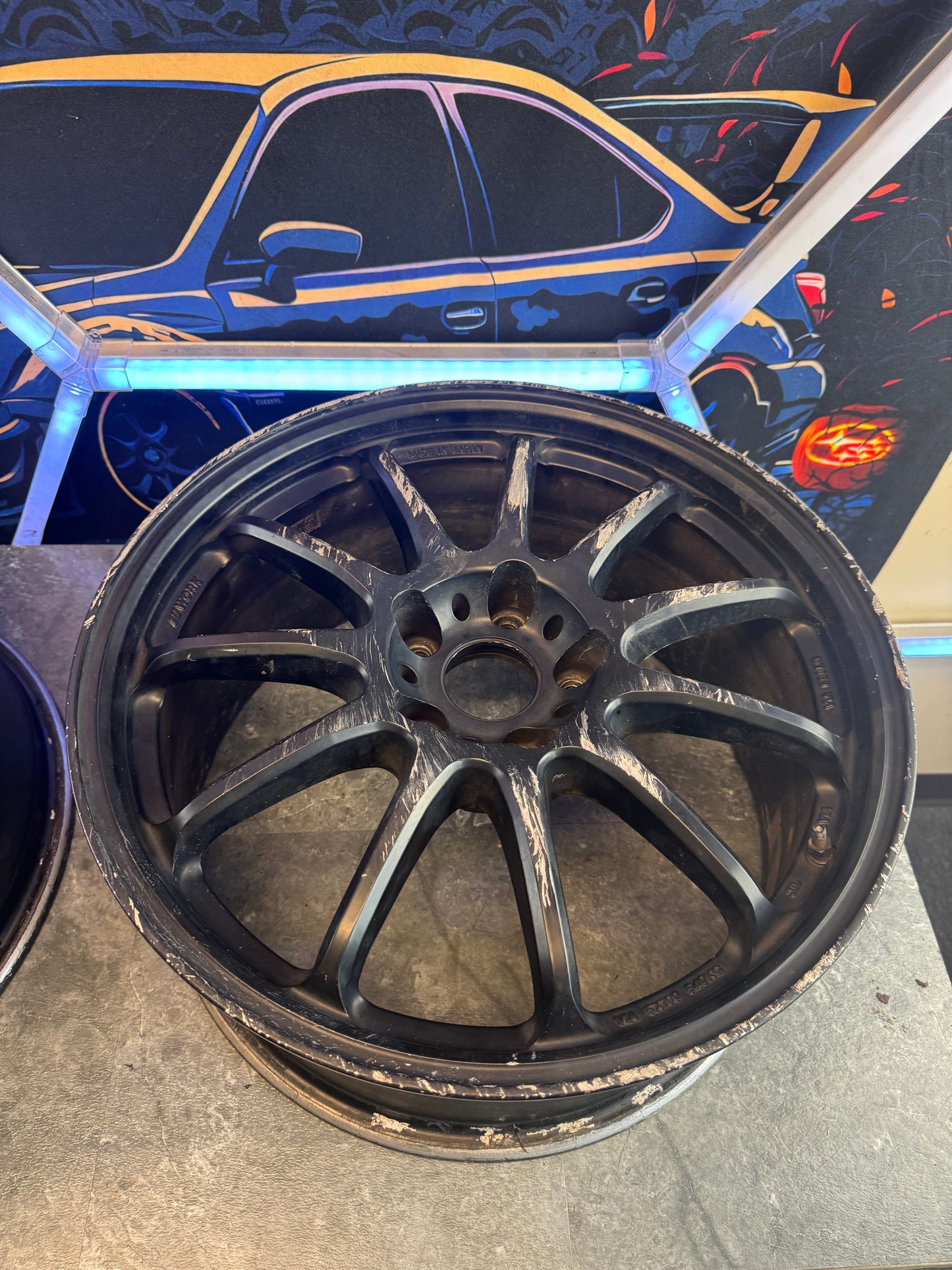 Work Emotion 11r Wheels Set Of 4 Need Refinished 18x8.5 +47 5x114.3