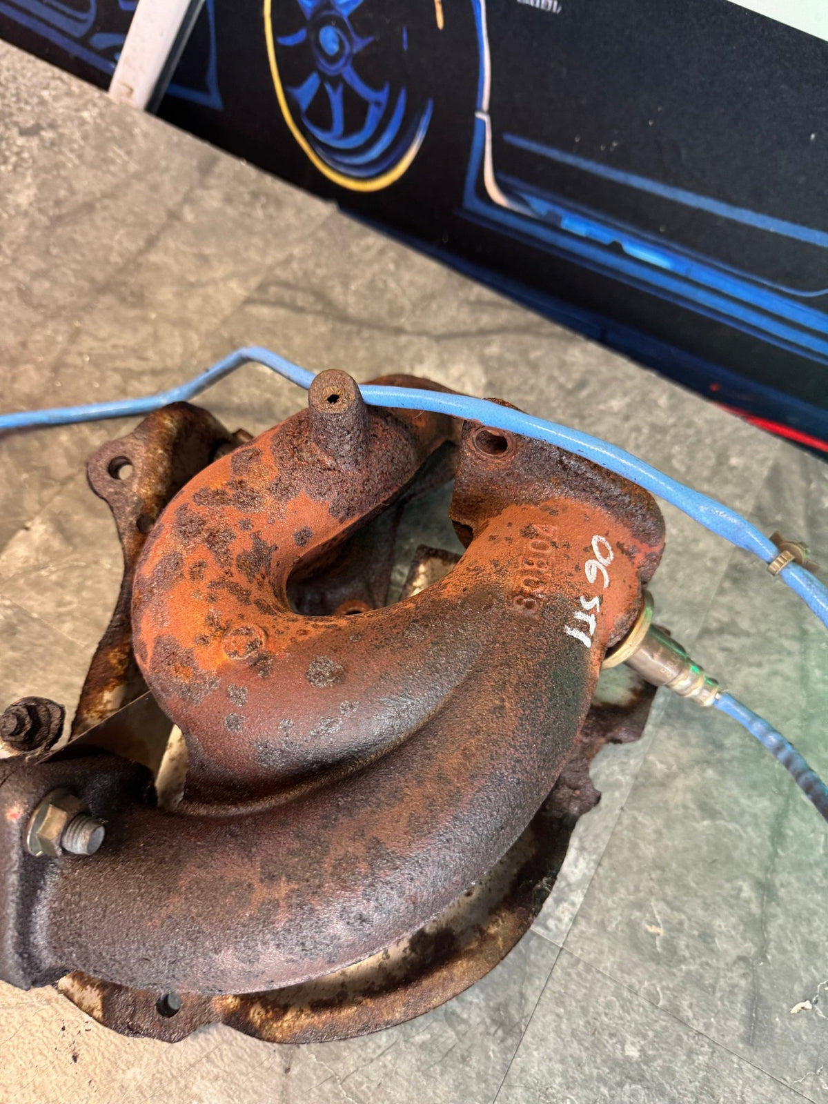 2002-2007 Subaru Impreza WRX STi Exhaust OEM Manifold Headers USDM Ej205 Ej255 Turbo