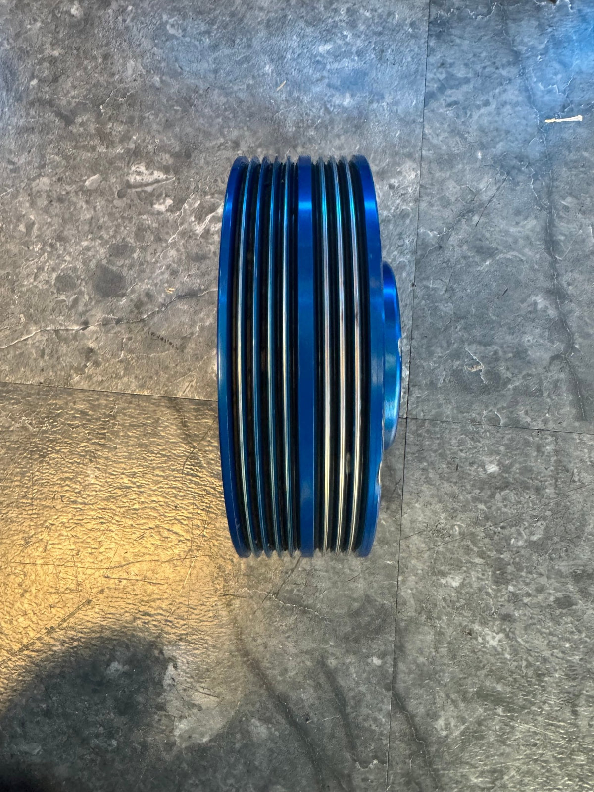 2004-2021 Subaru STi 2002-2014 WRX Grimmspeed Lightweight Crank Pulley Blue