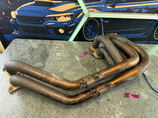 TOMEI UELH unequal length header 3 bolt SUBARU STi & WRX EJ257 EJ255 turbo exhaust manifold