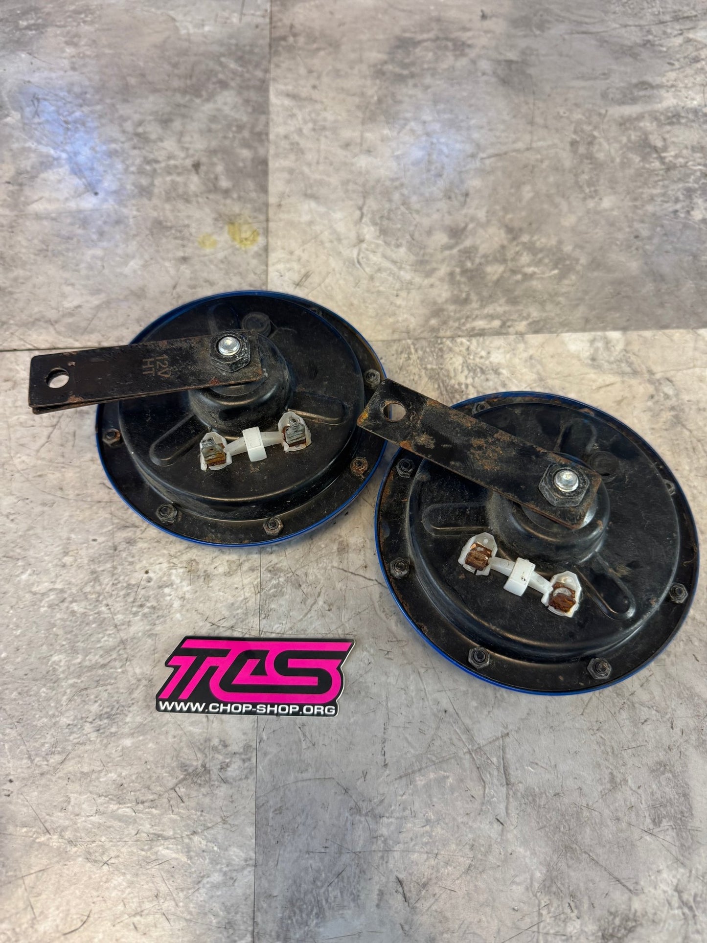 HELLA Horns Blue Horns Subaru