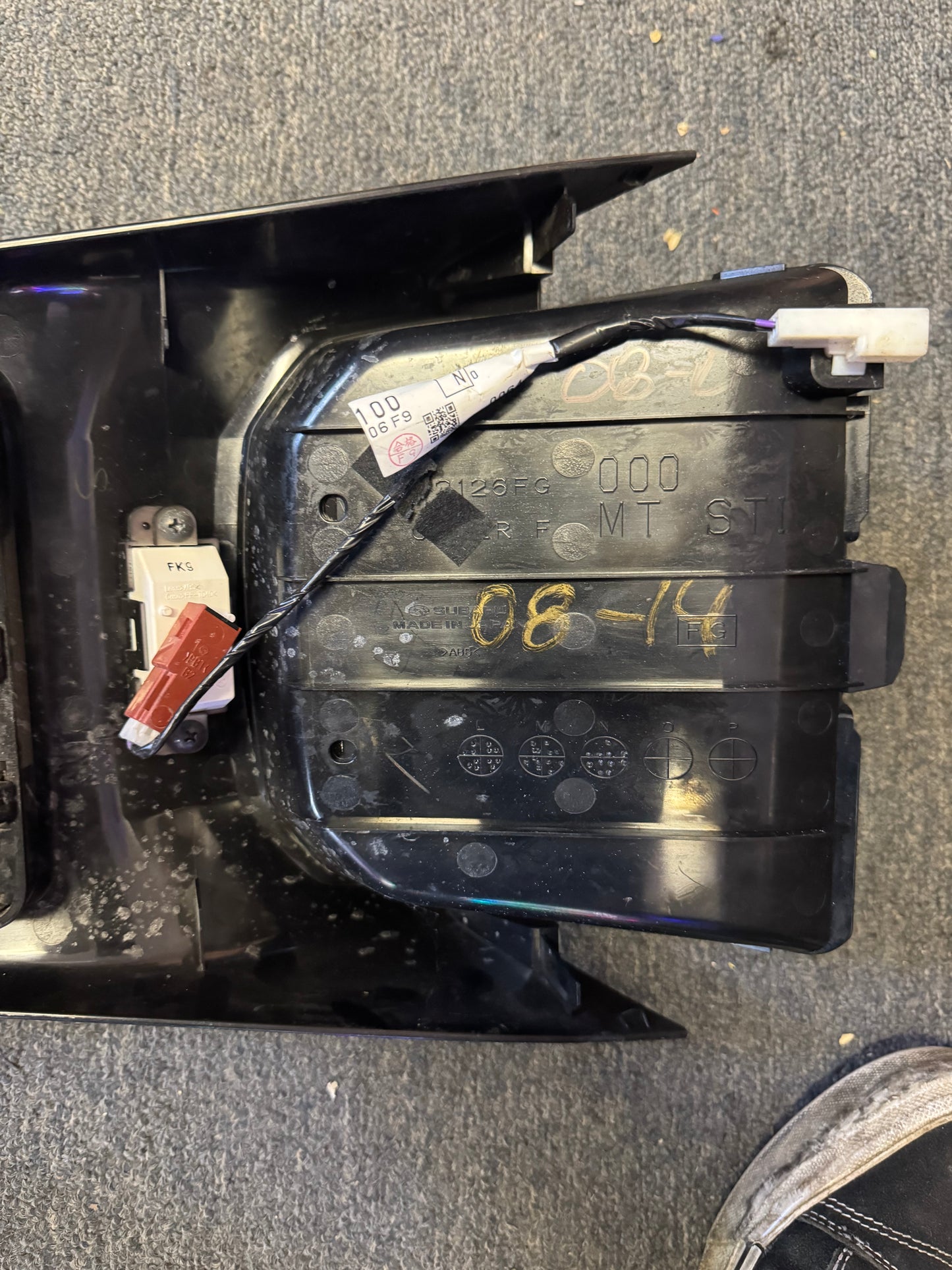 2008-2014 Subaru Impreza WRX STi OEM Center Shifter Console