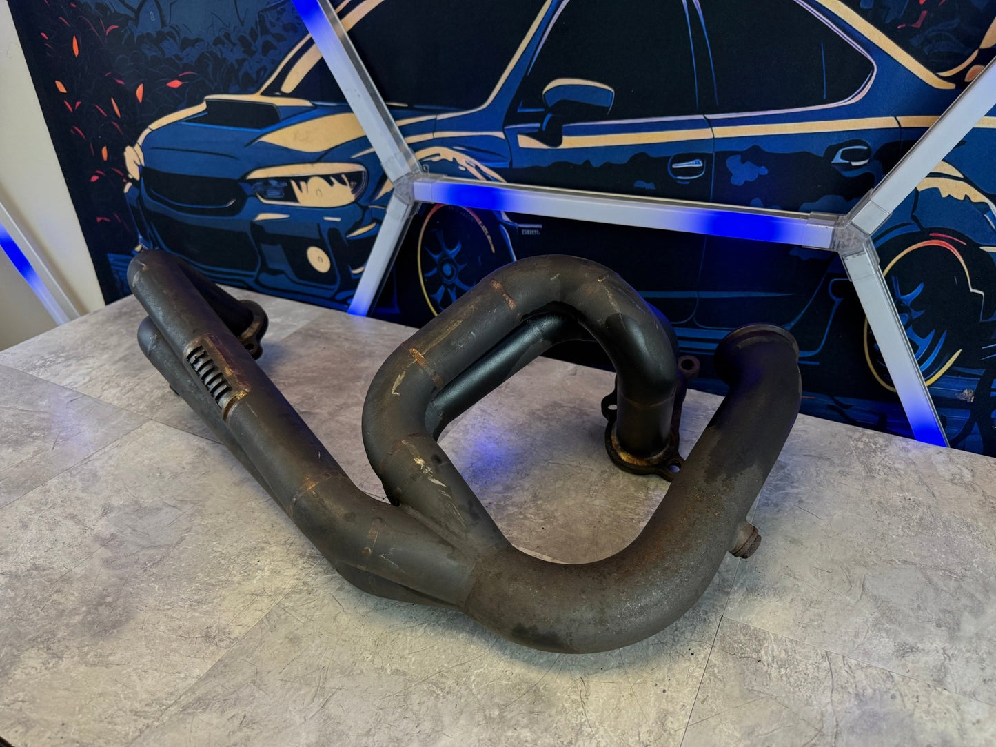 BNM “ madusa “ 4-1 ELH header & rotated turbo kit w/ downpipe & screamer tube Subaru STi & wrx