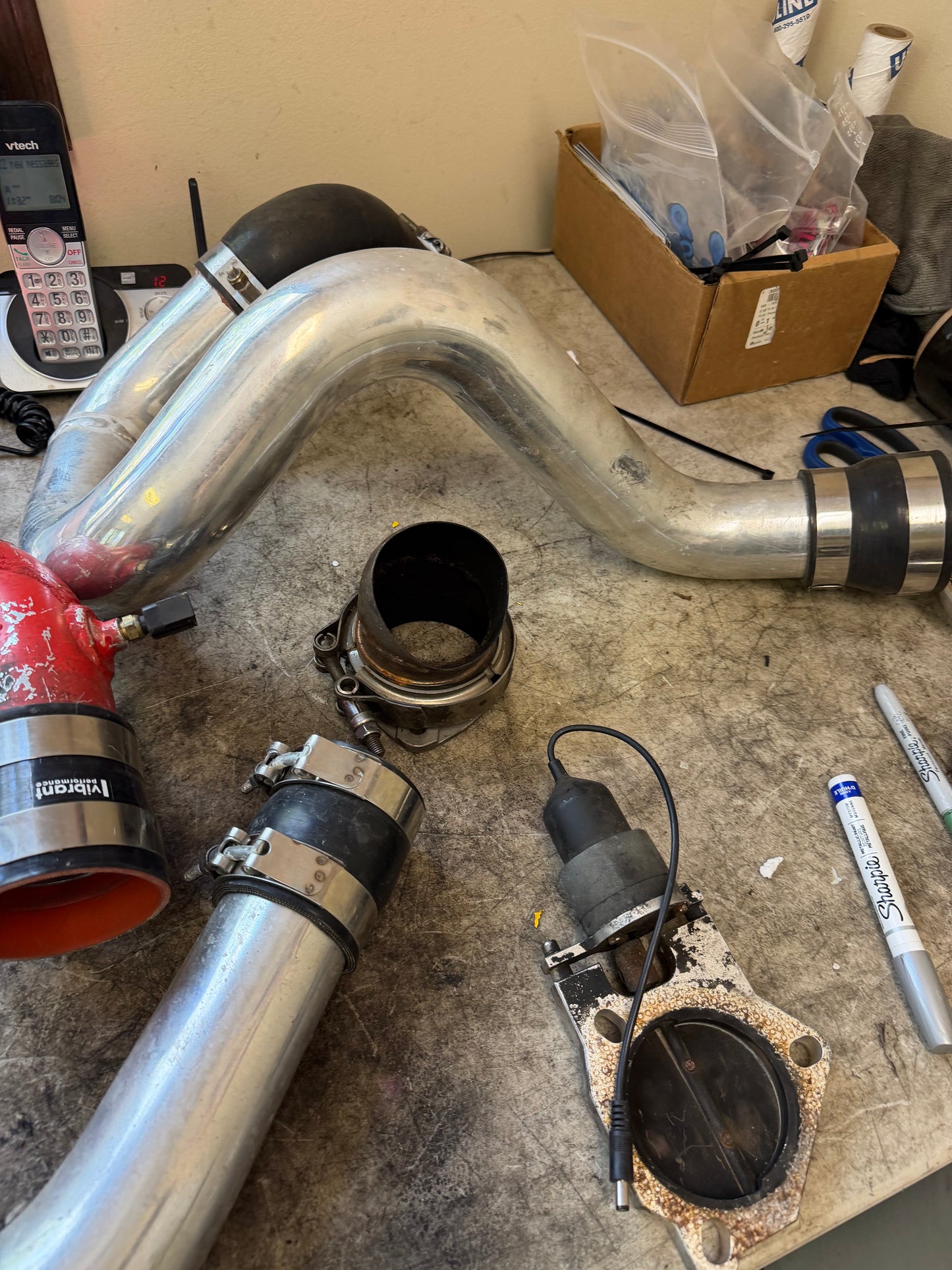 2015 - 2021 Subaru STi rotated turbo kit w/ fmic kit 3.5 “ PTE 6062 TIAL EWG & BOV