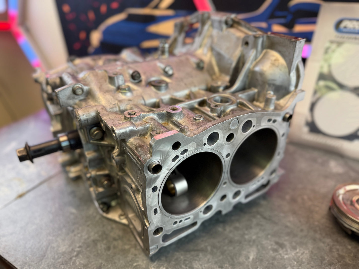 IAG “ Trojan “ EJ257 closed deck built & forged short block engine Subaru STi 1/2” drilled Manley ARP wrx 750 950