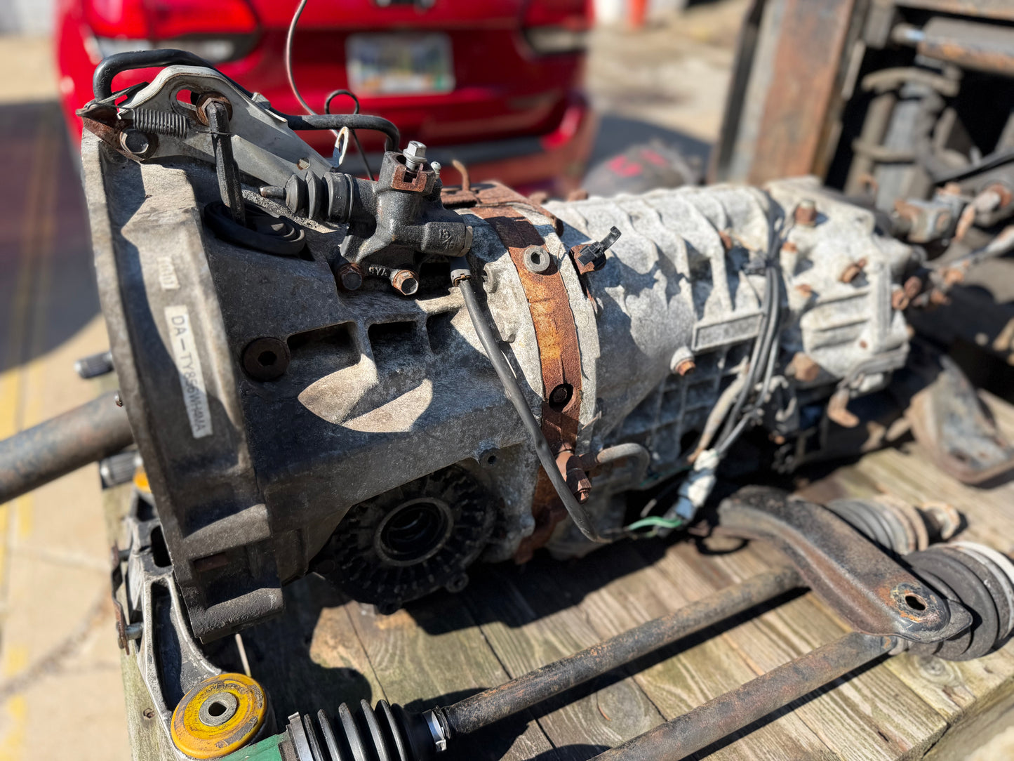 SUBARU six speed transmission swap package for 2008 - 2014 wrx w: STi 3.9 dccd gearbox & r-180 rear differential