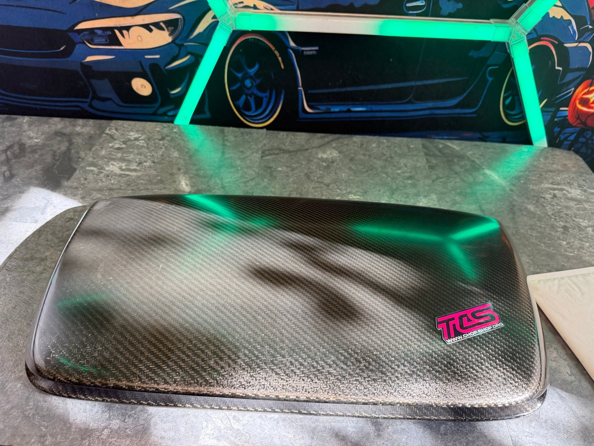 VIS tall cf carbon fiber hood scoop 2007 2006 Subaru STi & wrx