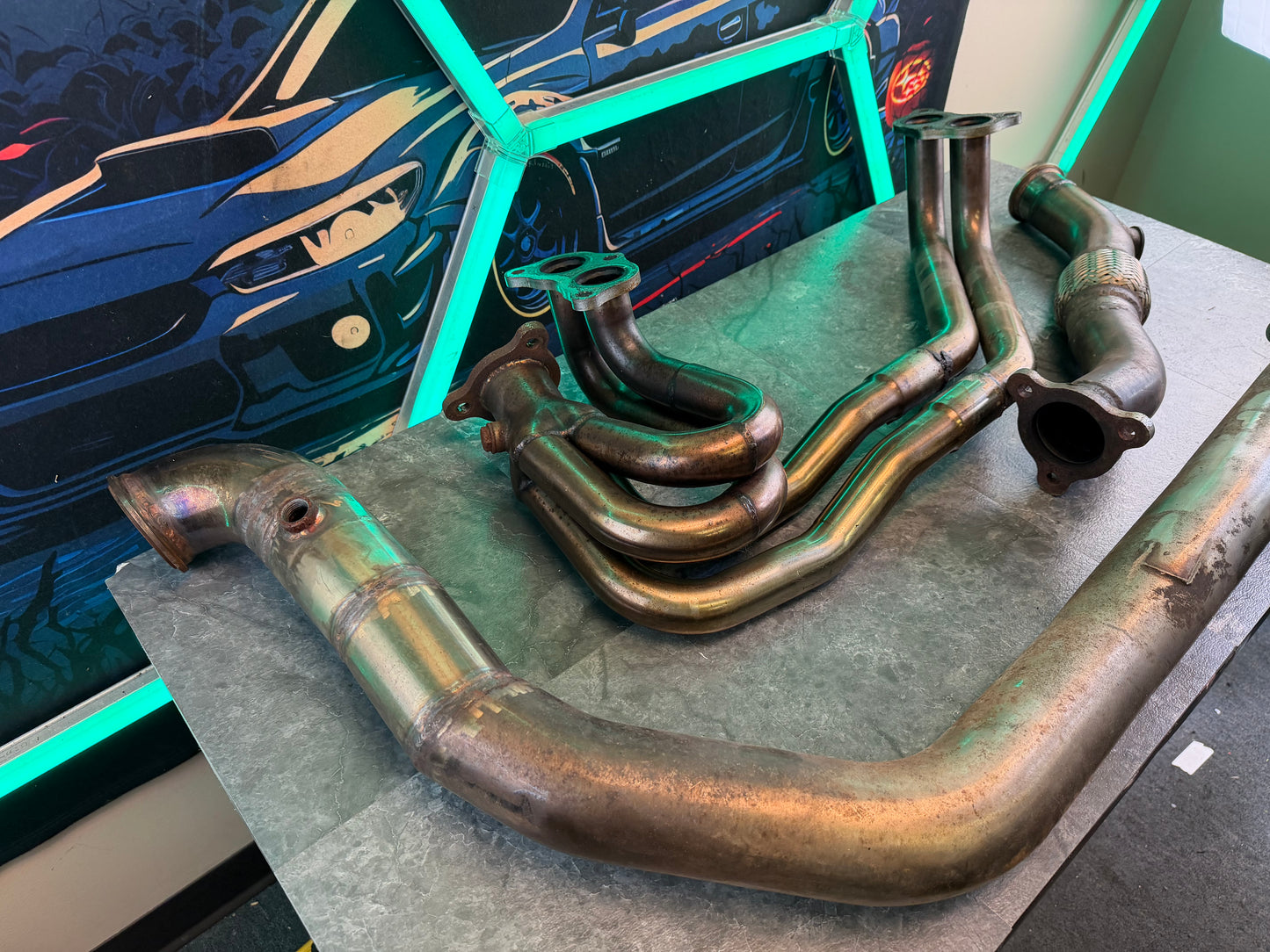 “ blow your shit up for cheap “ DIY rotated turbo kit 2008 - 2021 Subaru STi 08-14 wrx