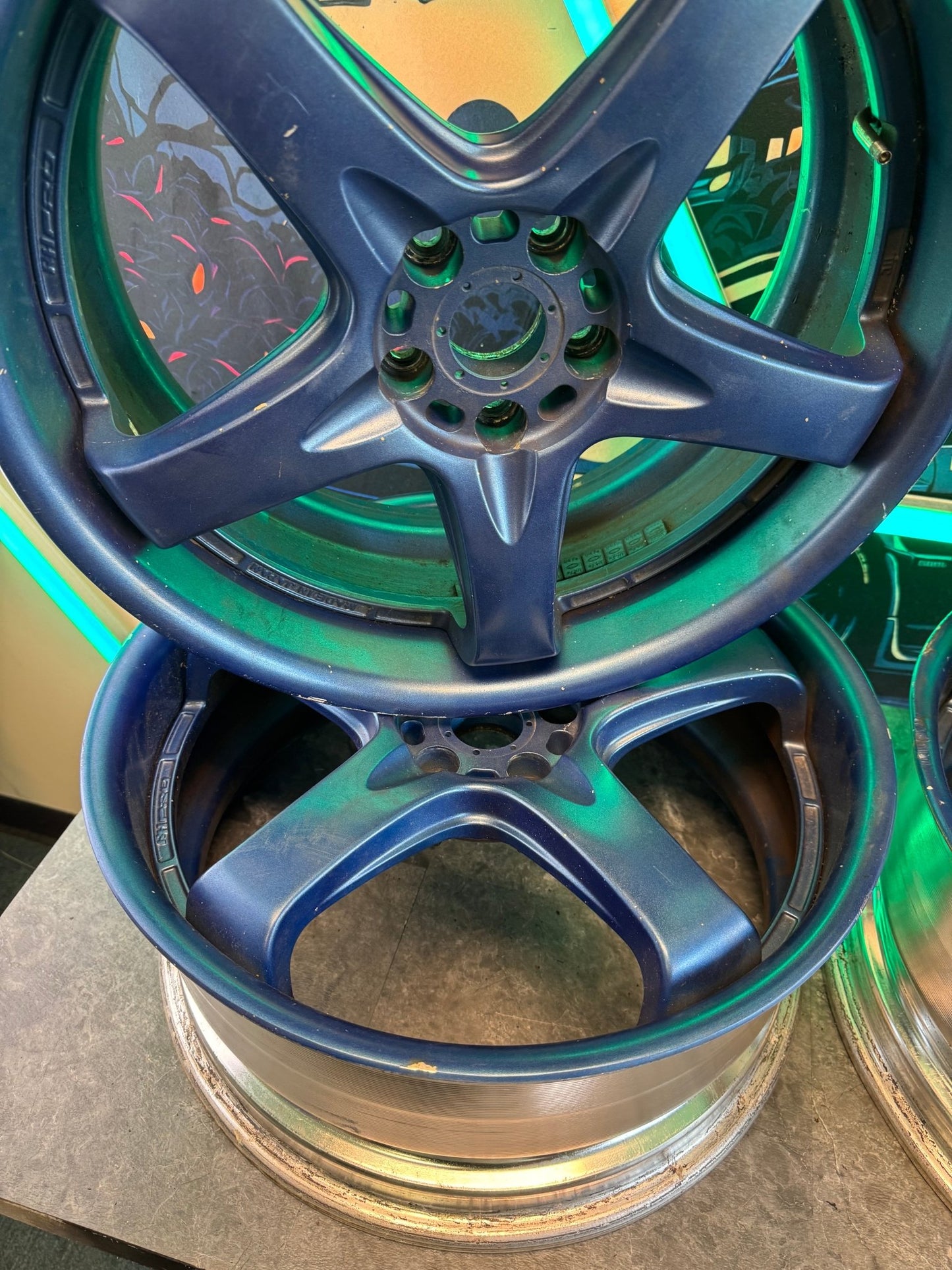Racing Hart X Work RH R5 Pro Two Piece Welded Wheels Set Of 4 18x8.5 +35 5x100