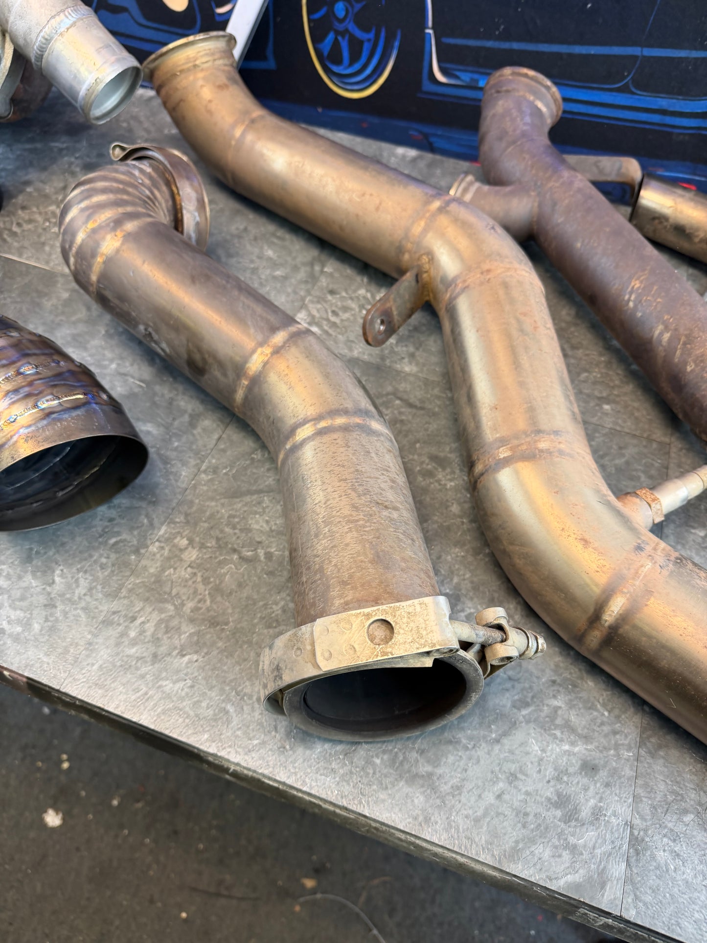 CUSTOM rotated turbo kit ( like ETS ) 08-21 STi 08-14 WRX w: PTE 6466 gen 900 HP & custom pie cut TITANIUM intake SUBARU