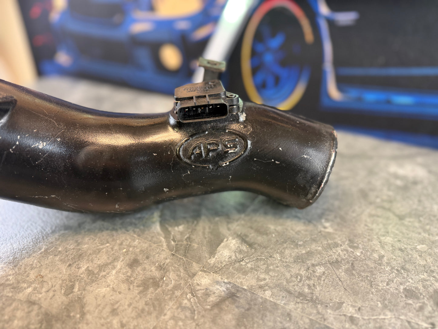 APS rare Subaru wrx 2002 - 2007 & STi 2004 - 2007 cold air intake cast aluminum 65 MM
