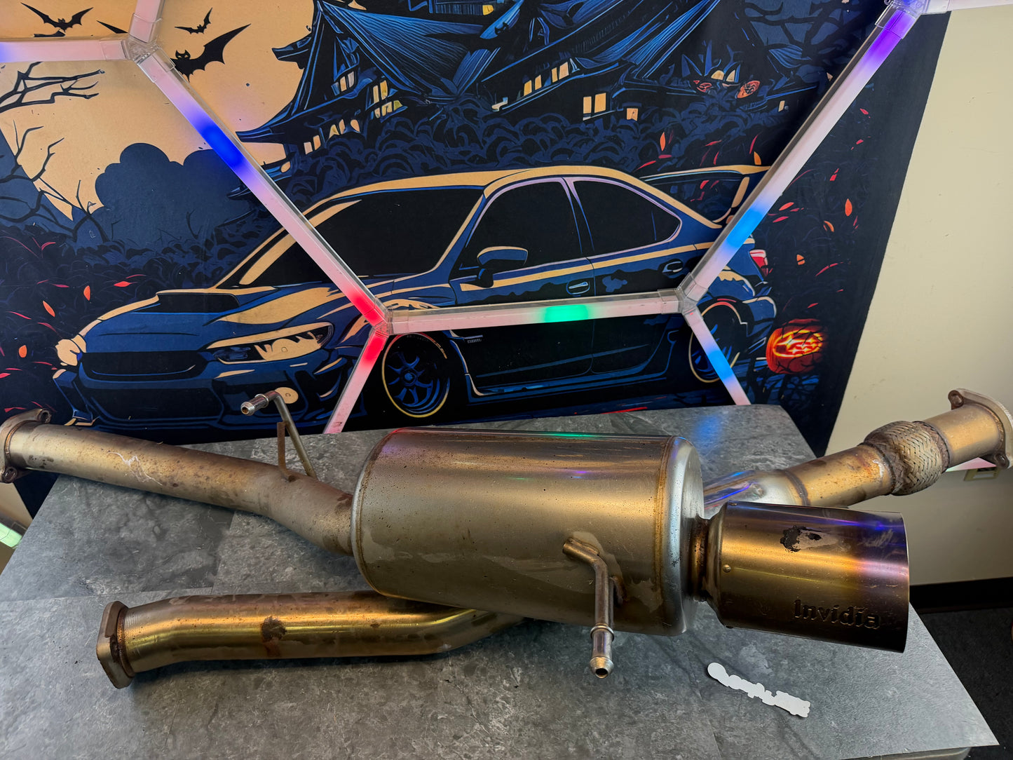 Invidia 3” cat back exhaust system 2002 - 2007 Subaru wrx & 04 -07 sti g200 titanium tip