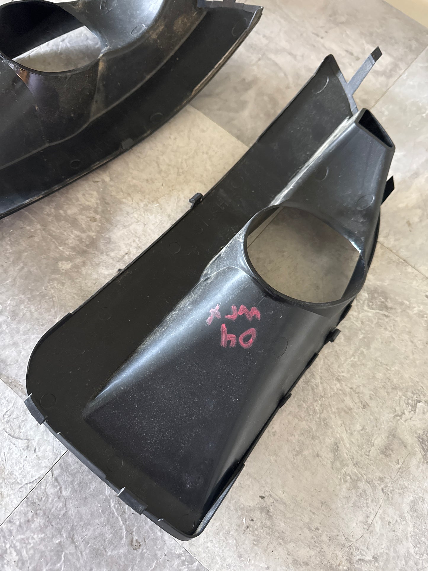 2004-2005 Subaru Impreza WRX STi Fog Light Bumper Bezel Black