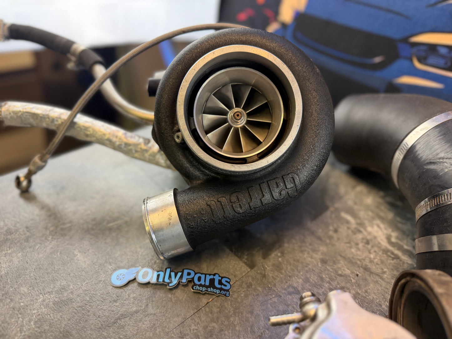 ETS rotated turbo kit 2015 - 2021 Subaru STi 1000 horsepower w/ Garrett 1050 GTX 3584 RS turbo