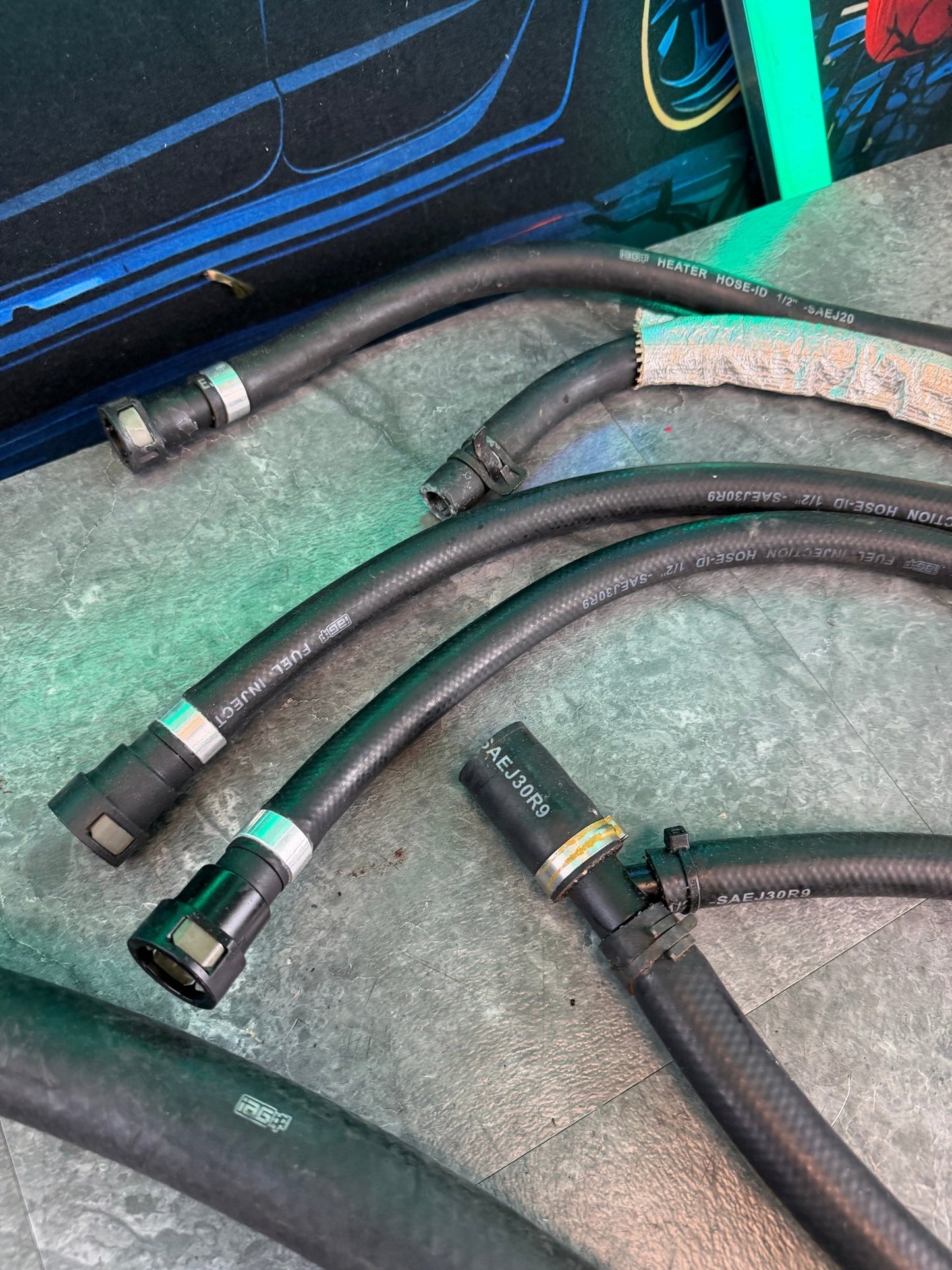 IAG AOS air oil separator SUBARU STI V3 “ comp “ competition 2008 - 2021 EJ257 ( FMIC & ROTATED )