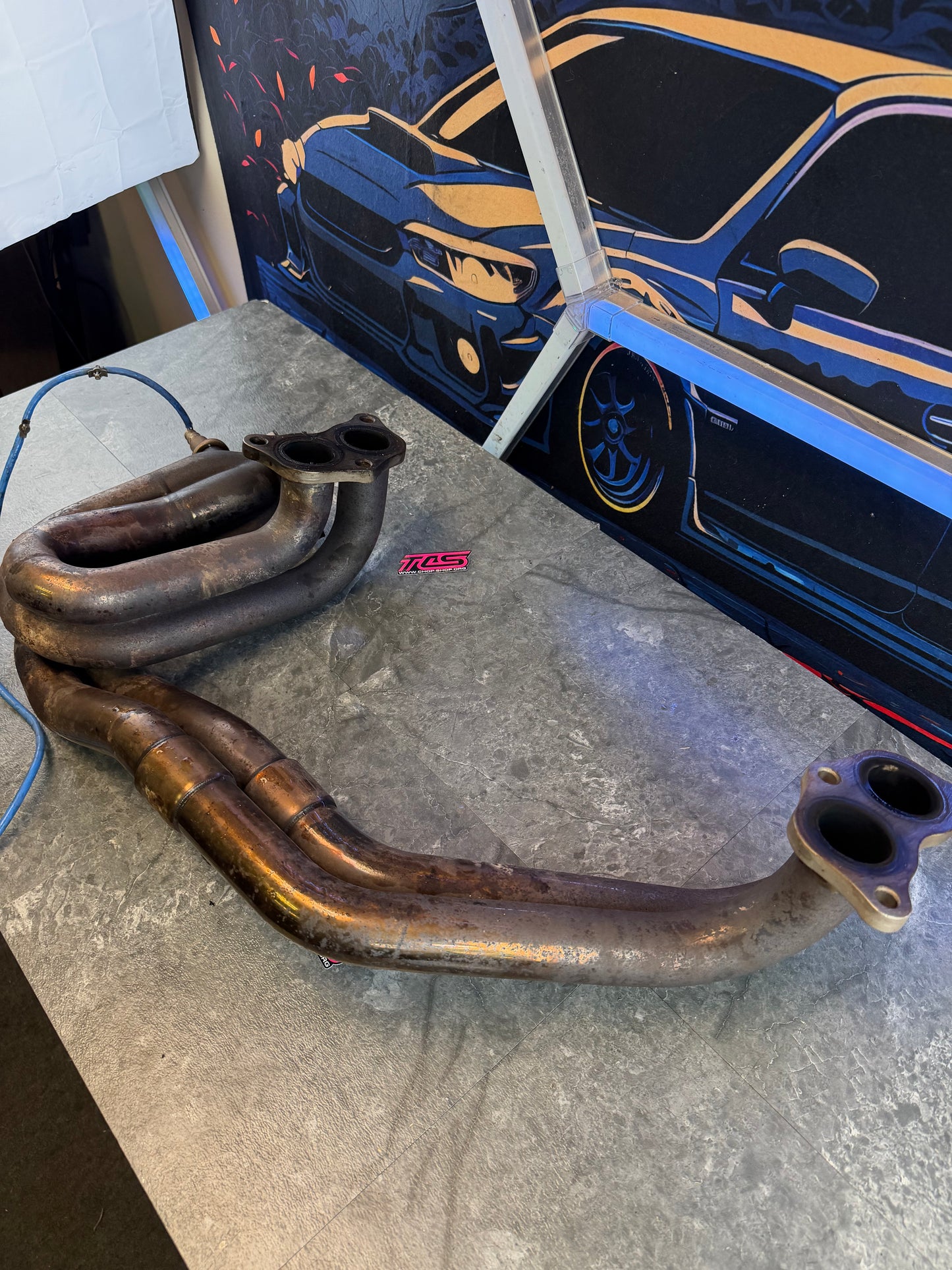 TOMEI UELH unequal length header 3 bolt SUBARU STi & WRX EJ257 EJ255 turbo exhaust manifold