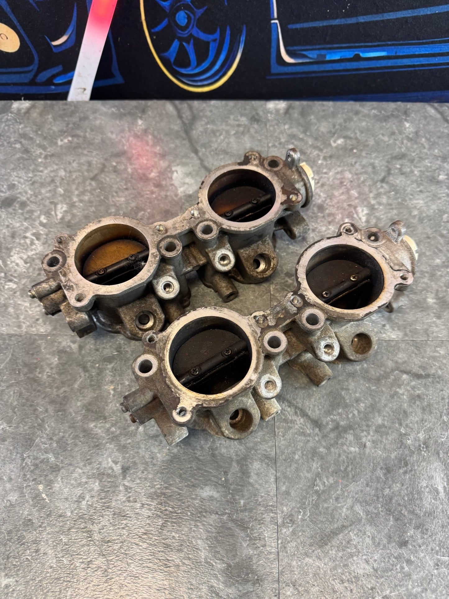2002-2007 Subaru Impreza WRX STi OEM Engine Intake Manifold TGV Assembly Tumble Generator Valve Deletes Top Feed