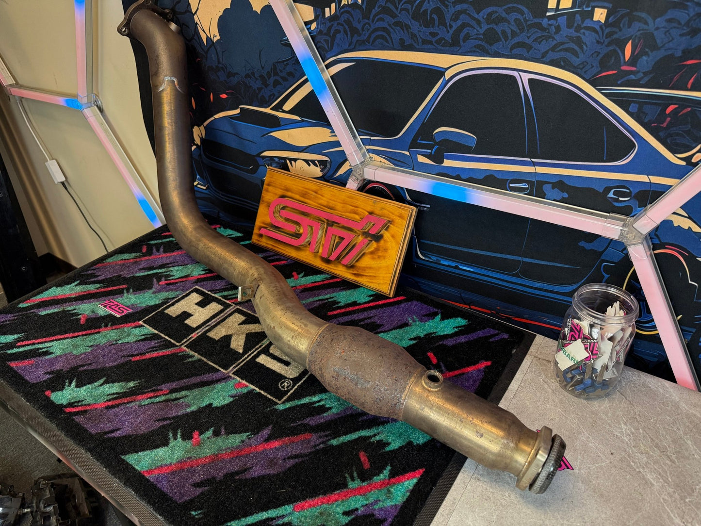 COBB TUNING catted downpipe V1 exhaust emissions 08-21 STi & 08-14 Subaru wrx legacy gt forester xt