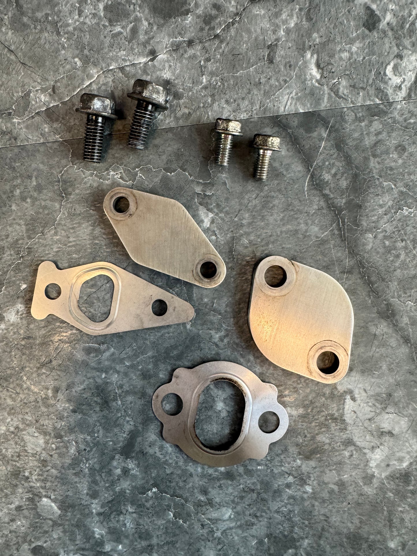 Subaru EJ20 EJ25 Engine EGR Delete Plates Air Pump Deletes With Hardware