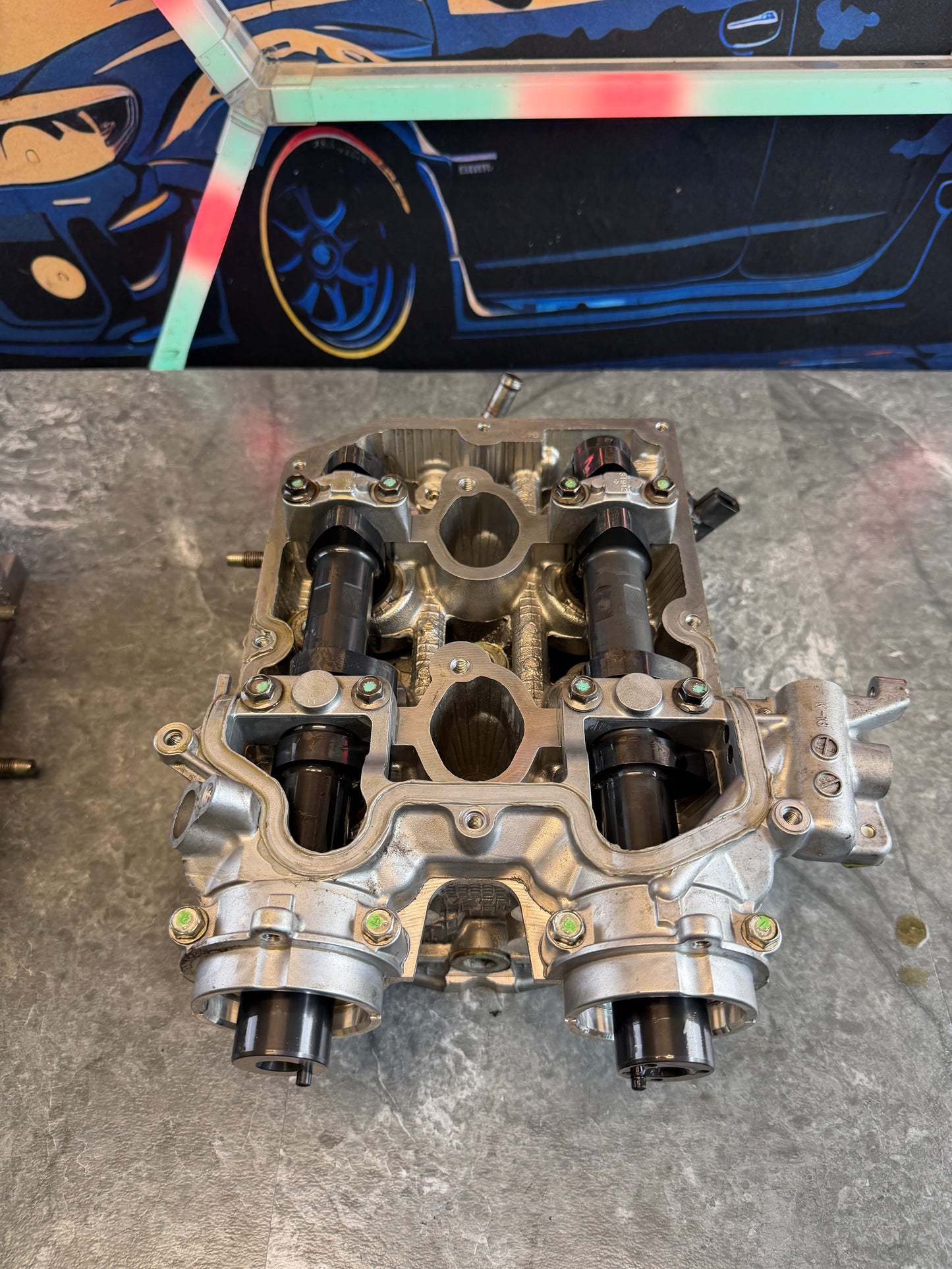 IAG “ race “ SAVCS cylinder heads Subaru STi & wrx GSC S2 cams, CNC port & polish + 1 MM valves , 14 MM drilled