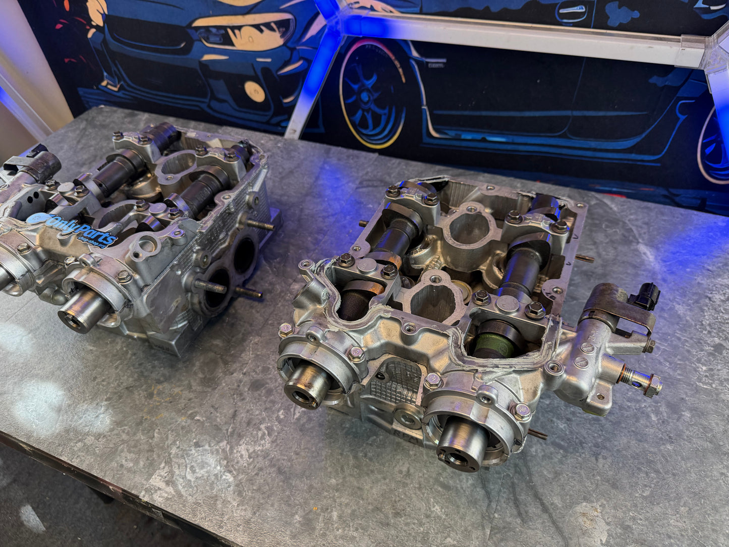 BUILT & cammed Subaru STi and wrx cylinder heads for IAG 950 14 mm drilled kelford r-199-d cams FERREA + 1 mm valves
