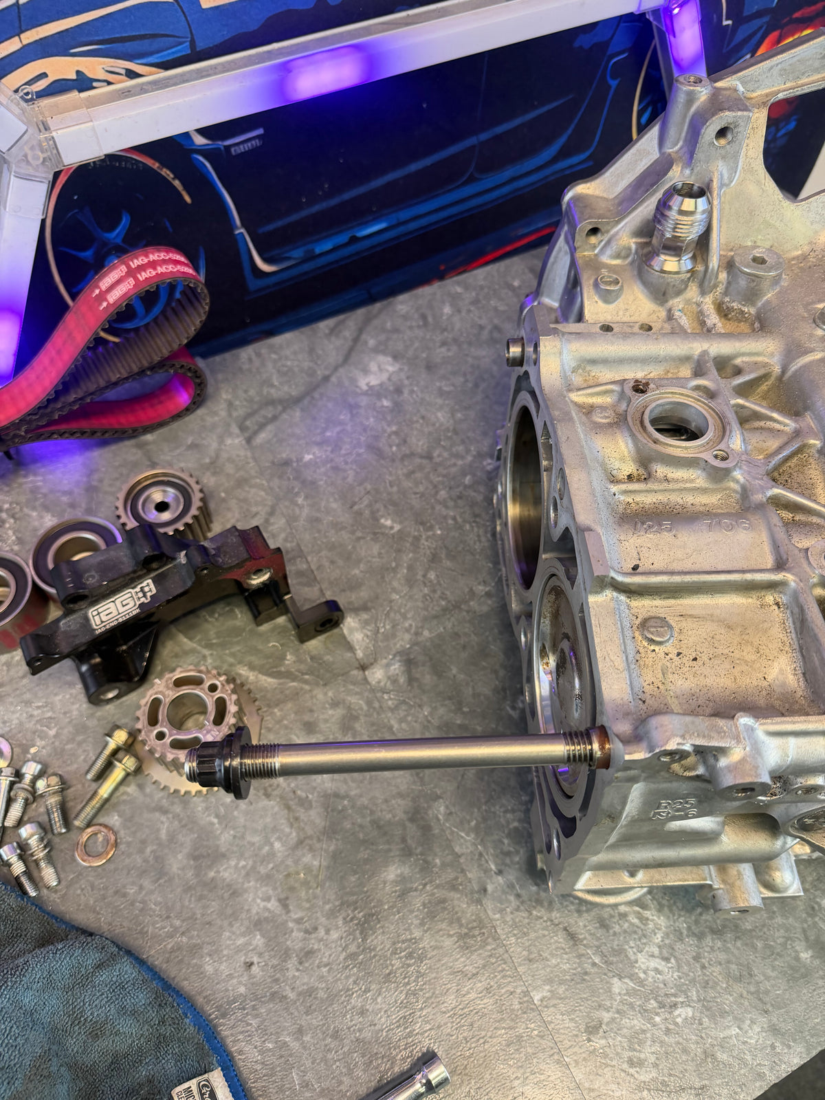 BUILT & FORGED TETER ej257 1/2” drilled , Manley pistons & rods , ARP rod bolts & NITRATE STi crank