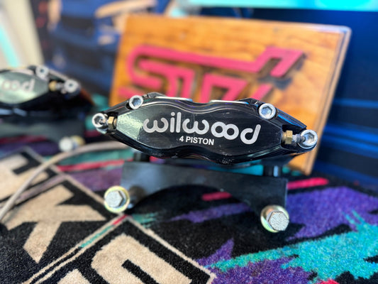 WILWOOD disc brakes front pair Subaru wrx & STi 5x114 & 5x100 forged mini brakes ( for drag pack )