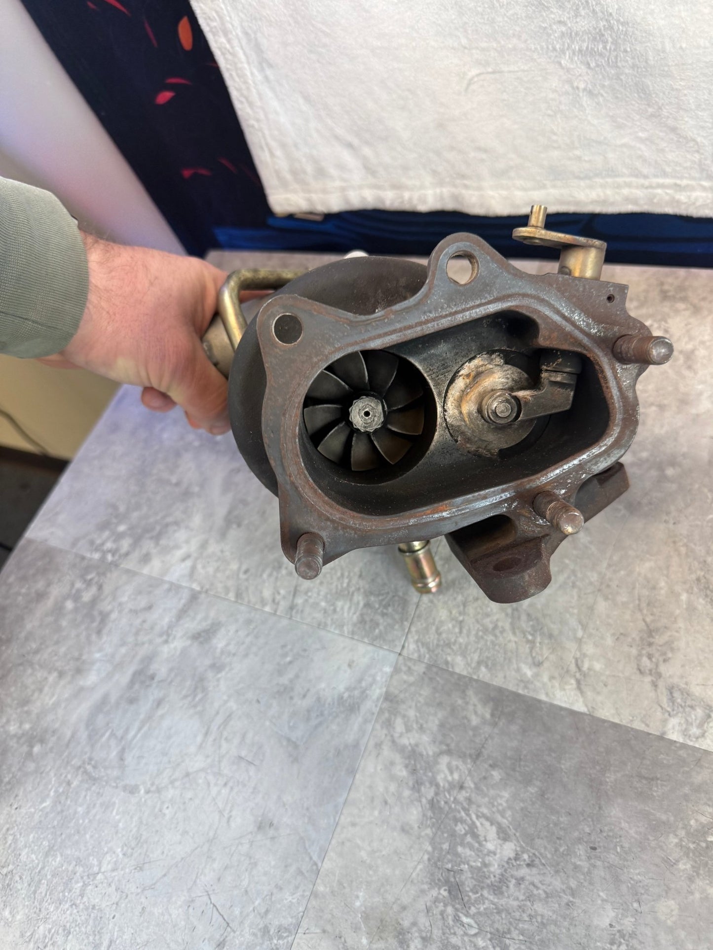 FP blue forced performance turbo turbocharger 04-21 STi 02-07 wrx 400 + HP billet bolt on