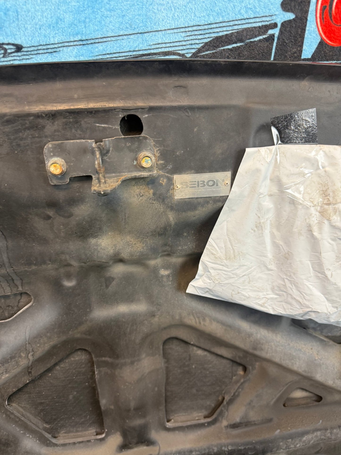 SEIBON CARBON FIBER Subaru STi & wrx Impreza blobeye 2004 2005 GD scoop hood