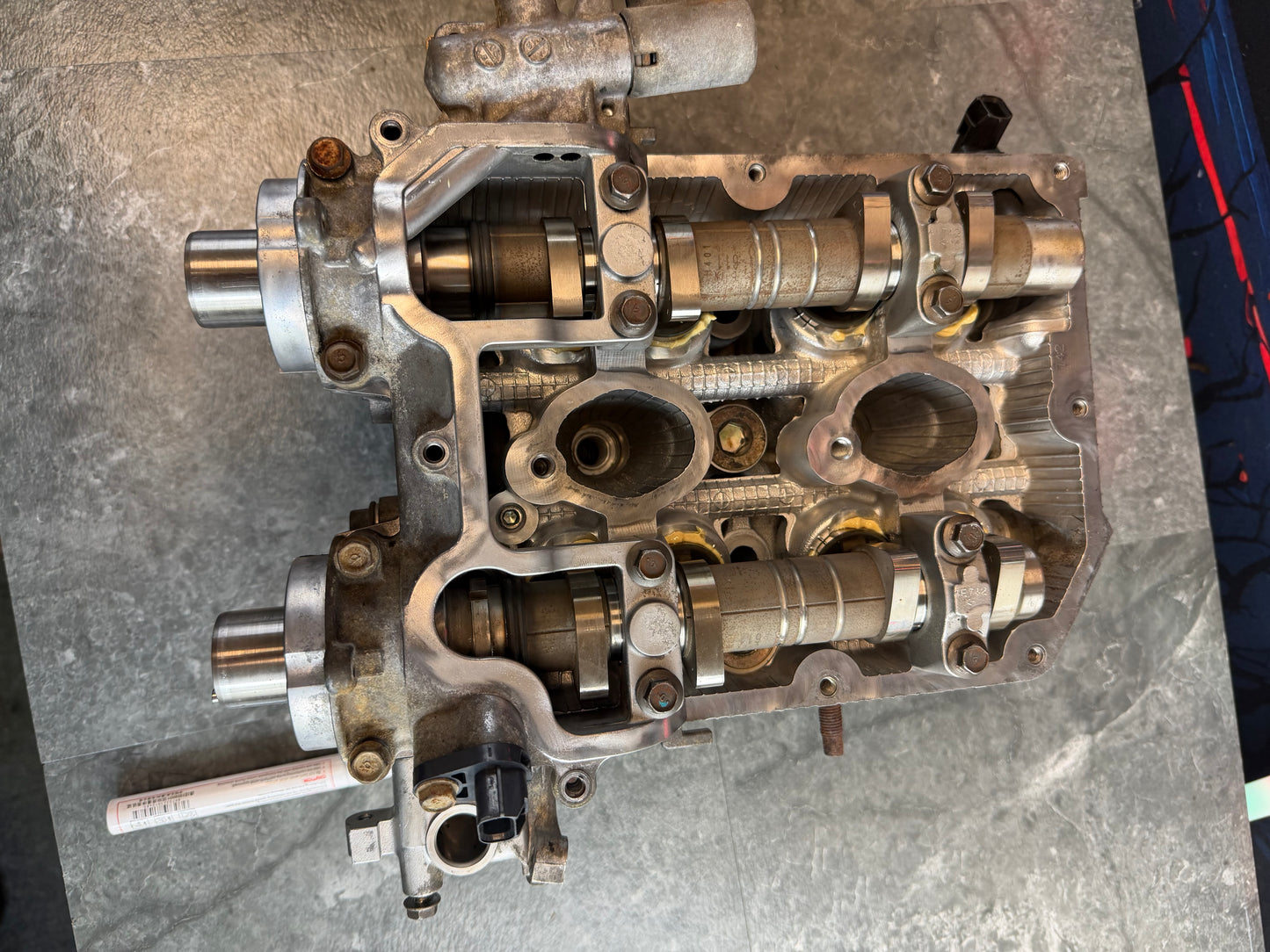 W25 OEM 2008 - 2021 Subaru STi DAVCS cylinder heads w/ oem camshafts RE BUILT