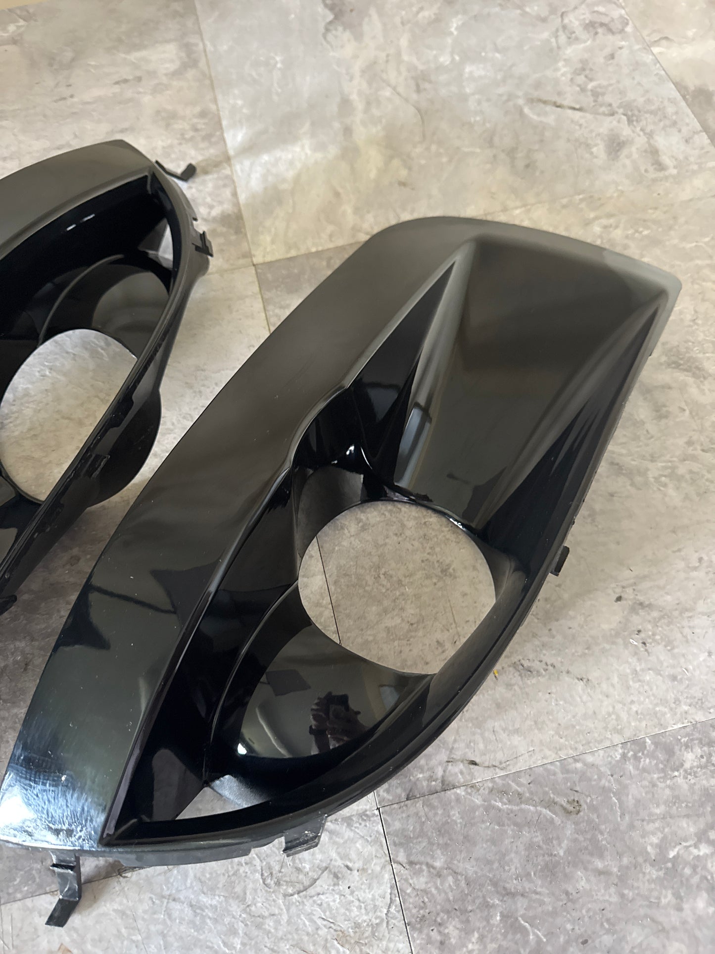 2004-2005 Subaru Impreza WRX STi Fog Light Bumper Bezel Black