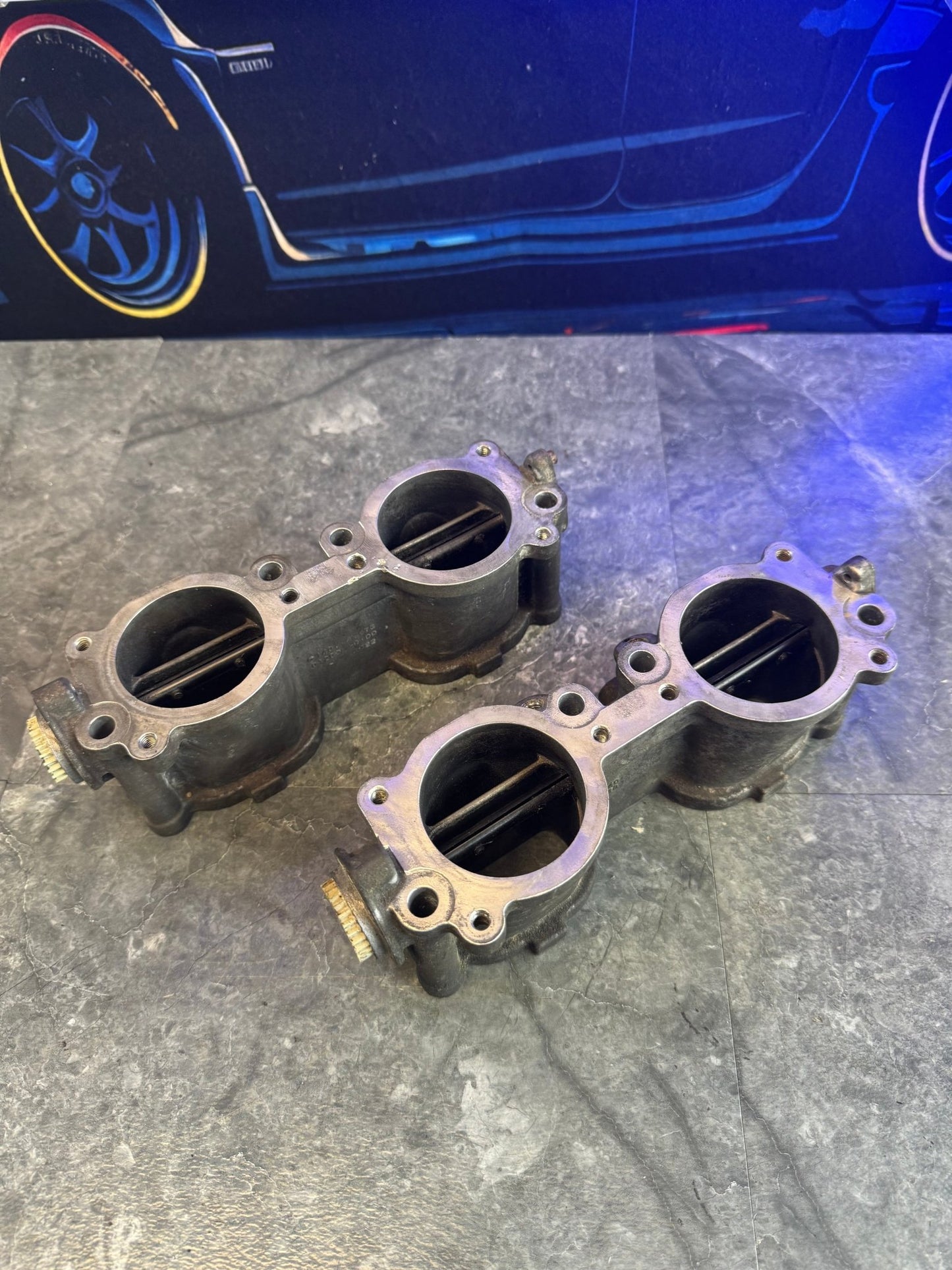 2002-2007 Subaru Impreza WRX STi OEM Engine Intake Manifold TGV Assembly Tumble Generator Valve Deletes Top Feed