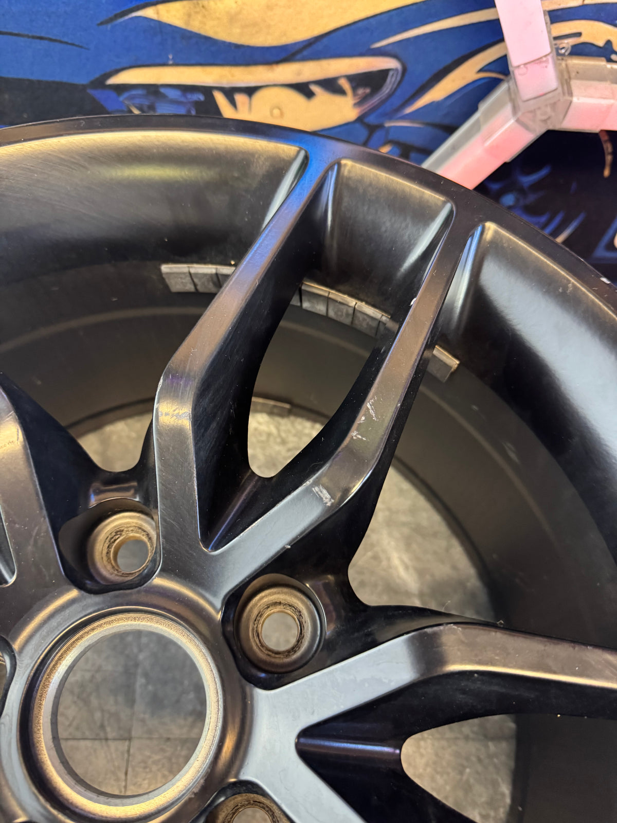 Aftermarket OE CV27 C7 Corvette Stingray Style Wheels Set Of 4 17x9.5 +54 5x120.65