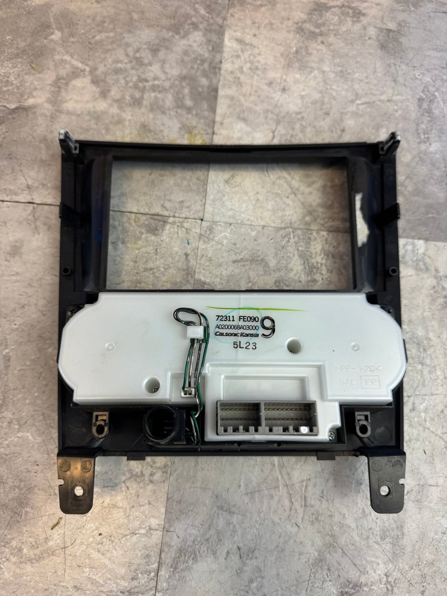 2005-2007 WRX/STi Black Center Console Vent Climate Control And Shifter Trim Kit / N4