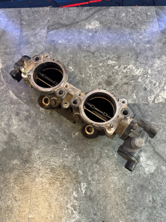 2004-2006 Subaru Impreza WRX STi OEM Engine Intake Manifold TGV Assembly Tumble Generator Valve Side Feed