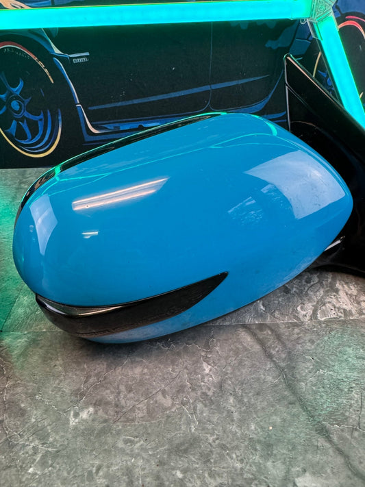 2008-2014 Subaru WRX OEM LR RH Passenger Driver Side Mirror Custom Painted Blue Pair
