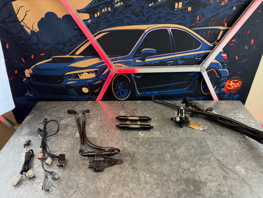 fuel kit for 08-21 Subaru STi 08-14 wrx IAG e85 fuel lines , IAG rails , Cobb flex fuel kit & areomotive regulator